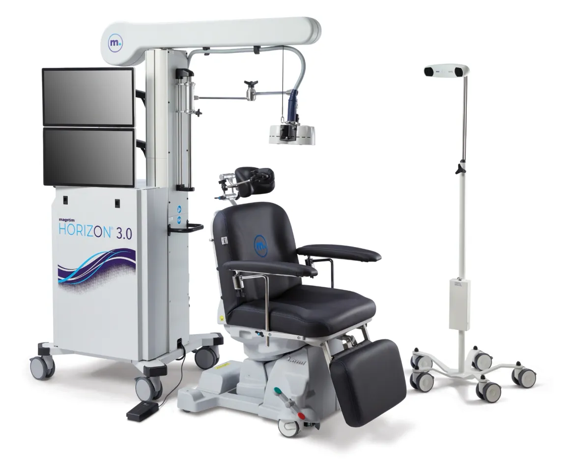 Magstim Horizon 3.0 TMS therapy device with treatment chair